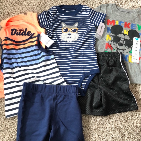 Carter's Other - 6 items! 4 shirts and 2 shorts
